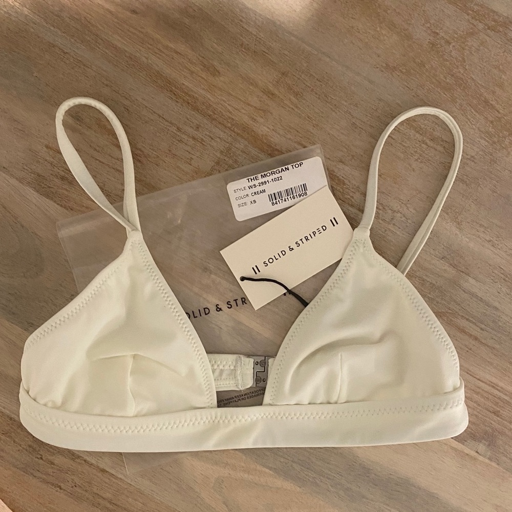 Solid & Striped The Morgan Top Cream NWT